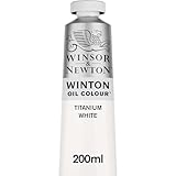 Winsor & Newton Winton Oil Color, 200ml (6.75-oz) Tube, Titanium White