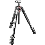 Manfrotto MT190XPRO4 Aluminum 4-Section Tripod,Black
