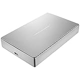 LaCie Porsche Design 4TB USB-C Mobile Hard Drive, Silver + 2mo Adobe CC Photography (STFD4000400)