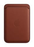 Apple Leather Wallet with MagSafe (for iPhone) - Now with Find My Support - Umber...