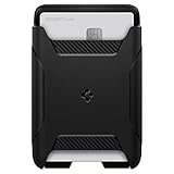 Spigen Rugged Armor 2-Cards (MagFit) Magnetic Wallet Card Holder Designed for MagSafe Compatible...