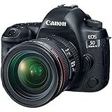 Canon EOS 5D Mark IV Full Frame Digital SLR Camera with EF 24-70mm f/4L is USM Lens Kit Black
