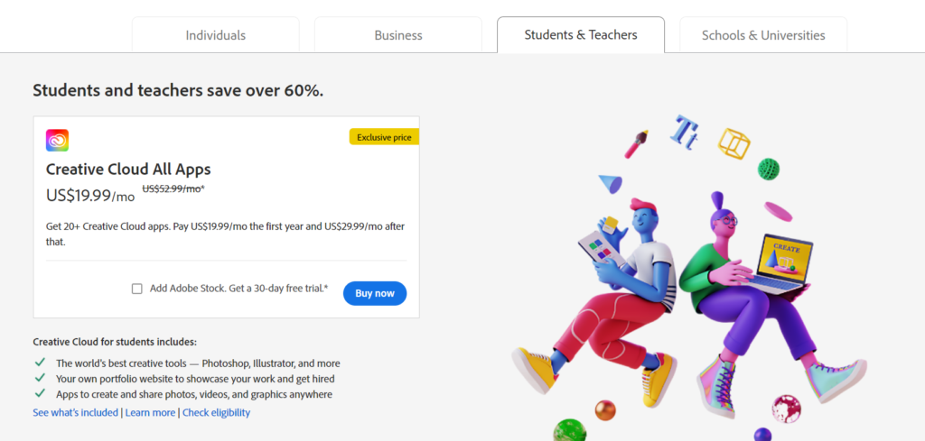 Adobe Student & Teacher Discount