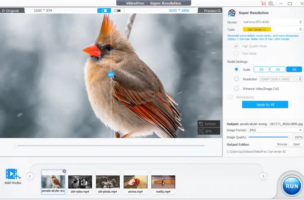 Videoproc AI Converter