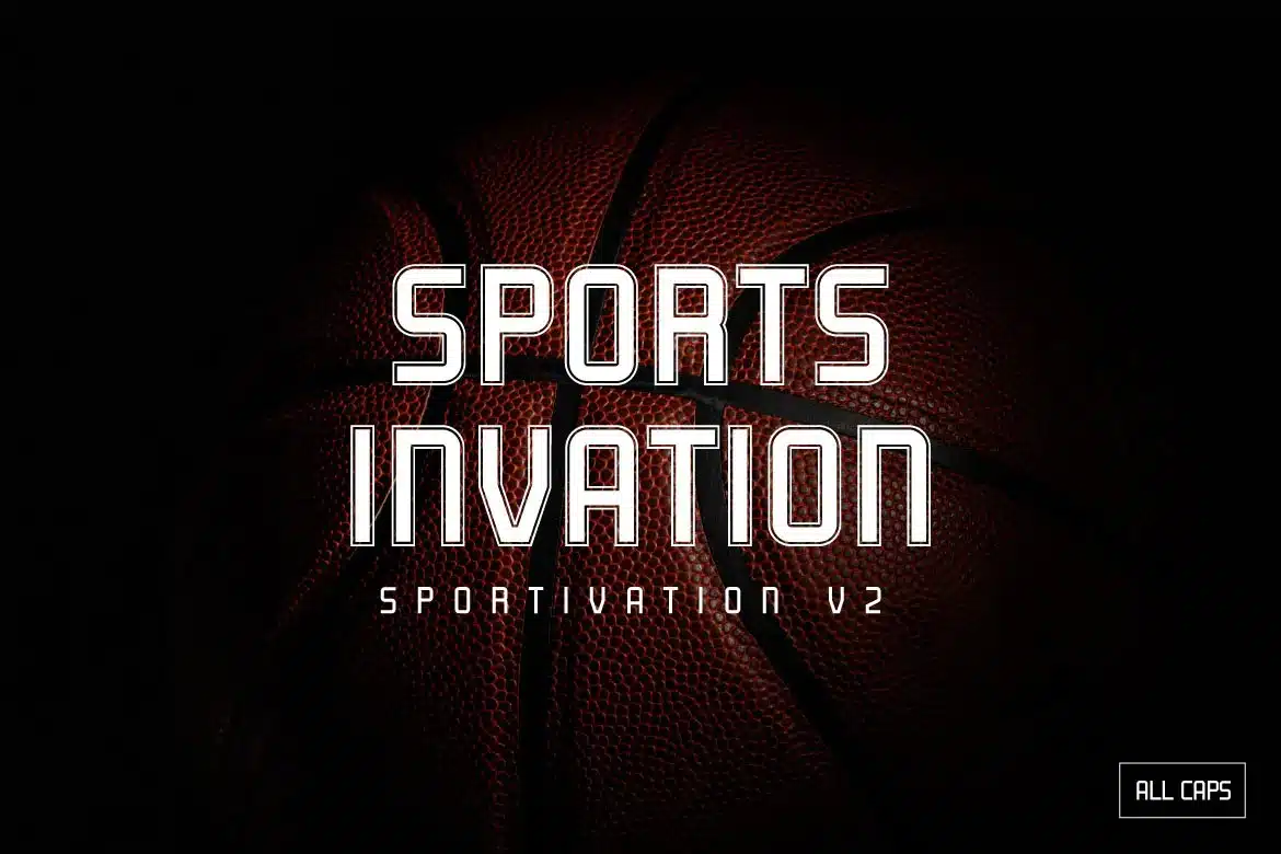 A sportinvation Basketball Font