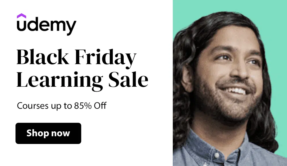 Udemy Black Friday Sale