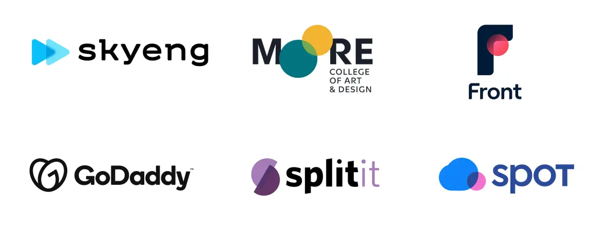 Logo Design Trends 2021 - Overlapping Geometry