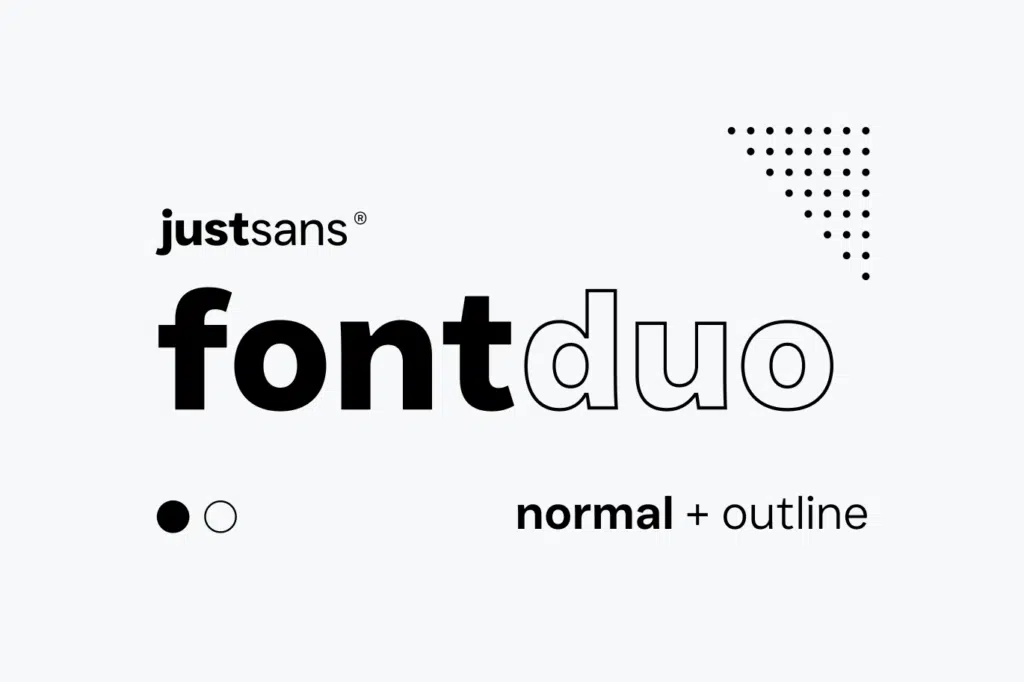 Just Sans Font Duo