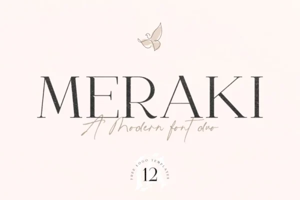Meraki Font Duo + Logos