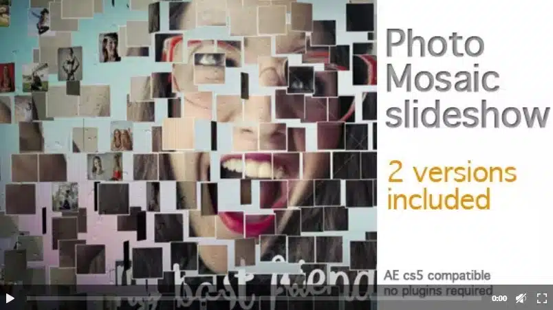 Photo Mosaic Slideshow