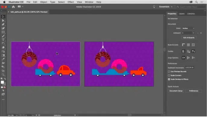 How to edit paths in Illustrator CC