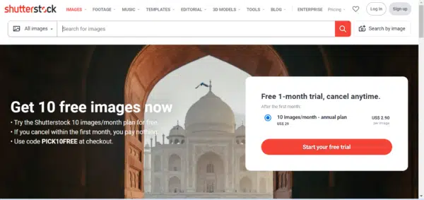 Best Adobe Stock Alternative - Shutterstock