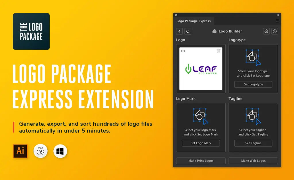 Logo Package Express
